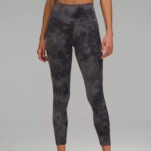 lulu lemon align leggings diamond dye grey size 4